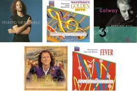 Lot of 5 CDs Kenny G Mantovani James Galway Andre Rieu Ted Heath - No Cases - £2.35 GBP