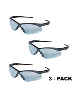 3 PAIR Kleenguard NEMESIS Safety Glasses  Light Blue Lens /Blur Frame Ey... - €14,40 EUR
