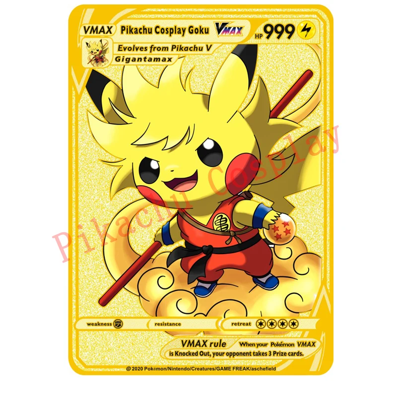 27 Styles Pokemon Pikachu Cosplay Goku Luffy Gold Metal Saint Seiya Toys... - £7.05 GBP