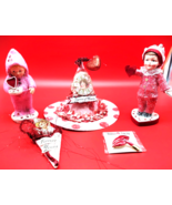 Margaret Haire - Lacey Love Valentine&#39;s Day Boy and Girl Figurines + Hat... - $1,102.39 MXN