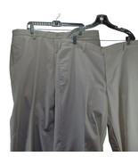 Lot Of Two Izod Mens  Dress Pants Beige Size 42 100% Cotton Button Zip C... - £22.50 GBP