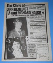 Dirk Benedict Richard Hatch Tiger Beat Star Magazine Photo Clipping Vint... - $284.91 MXN