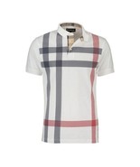 Barbour Men&#39;s Blaine Cotton Piqué Regular Fit Polo Shirt White Multi-Large - $924.04 MXN