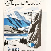 1947 Union Pacific Railway Advertisement Colorado Train Railroad DWWW4 - $465.81 MXN