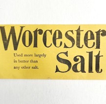 Worcester Salt Nash Whiton NY 1894 Advertisement Victorian Spices 4 ADBN1m - £10.14 GBP