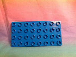 LEGO Duplo Blue Flat Base Plate 4 X 8 Dot - $2.51