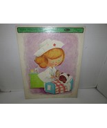 VINTAGE PUZZLE IN TRAYNURSE PRESCHOOL #4530 WHITMAN 11 X 14  1967  L183 - $4.70