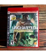 Uncharted Drake&#39;s Fortune (PlayStation 3, 2007) Complete w/Manual VG - $11.71