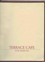 Terrace Cafe at the Quality Inn Dinner Menu 1980&#39;s - £13.76 GBP