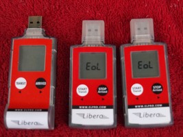 ELPRO Libero Ti1-S Cold Chain USB PDF Temp Data Logger at End Of Life Lot Of 2 + - £14.31 GBP