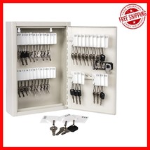 40-Key Wall-Mounted Locking Key Cabinet with Combination Lock for Home &amp;... - $914.25 MXN