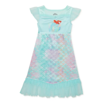 Disney Arial Mermaid Toddler Girls&#39; Fantasy Night Gown Size 2T NWT - £18.18 GBP