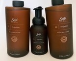 Saje tingle mint foaming hand soap with two refill bottles - $64.34