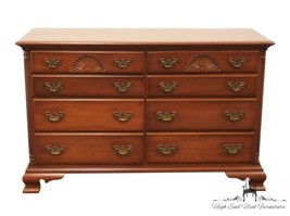 Ethan Allen / Baumritter Solid Mahogany Traditional Style 54&quot; Double Dresser ... - £1,179.66 GBP