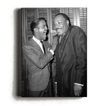 Rare Framed Sammy Davis Jr. Martin Luther King Jr MLK Vintage Photo Gicl... - $19.19