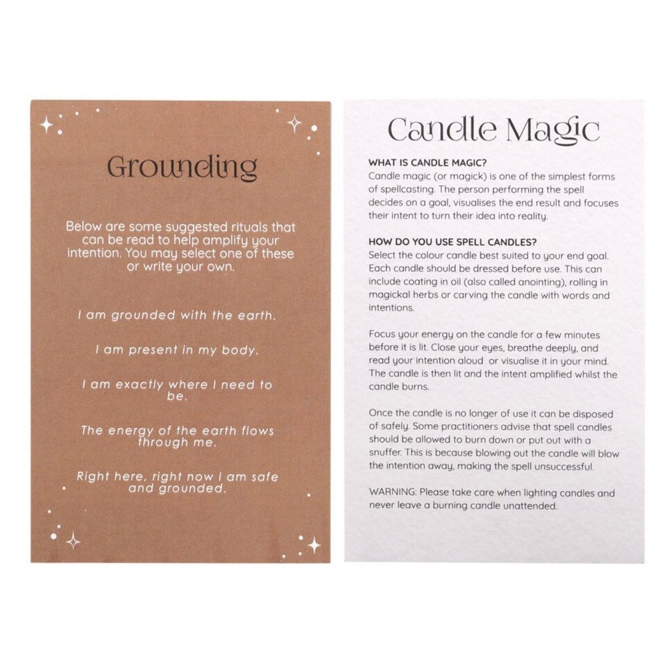Pack of 12 Grounding Spell Candles Item image 4