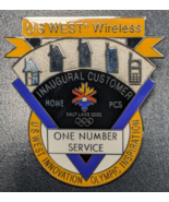 USWEST Wireless Inaugural Customer One Number Service Pin 2002 SALT LAKE... - £17.90 GBP
