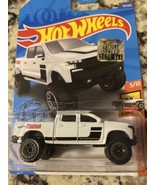 SEALED 2020 Hot Wheels HW Hot Trucks WHITE &#39;19 Chevy Silverado Trail Bos... - £3.11 GBP