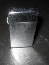 Vintage SCRIPTO BUTANE Silver Tone Gas Butane Flip Top Lighter - $17.99