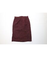 Vintage 50s 60s Rockabilly Goth Womens 28 Jacquard Paisley Pencil Skirt ... - $719.71 MXN