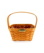 Longaberger Dresden Tour Basket, 1999, 8x4, Plastic Insert, Mail, Plante... - $26.62 CAD