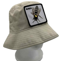Goorin Bros Bee Queen Bee-Witched The Farm White Bucket Hat Size Large n... - $33.66