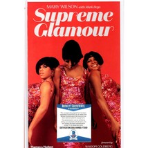 Mary Wilson The Supremes Signed Supreme Glamour Hardcover Book Beckett A... - £115.31 GBP