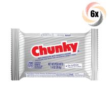 6x Bars Chunky Milk Chocolate With Peanuts &amp; Raisins Candy Bars | 1.4oz | - £13.29 GBP