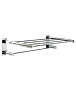 Cecilia wall towel rack hotel style with Swarovski crystals - $668.87 CAD+