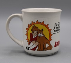 Vintage 1982 Orphan Annie Sandy The Sun&#39;ll Come out Tomorrow Coffee Mug ... - £6.99 GBP