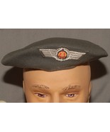 Quite rare EAST GERMAN (ARMY) LUFTWAFFE beret well marked interior NVA p... - $51.58 CAD