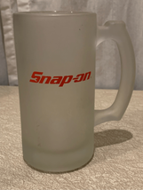 Snap-On Beer Glass Mug-Frosted Cup 5.5&quot; Bar Tool Stein Mechanic Gift EUC - £10.60 GBP