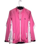 Sun Mountain Womens Size Size Medium Pink Rainflex Jacket Waterproof Vented - £14.86 GBP