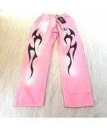 Hellstar Flame Sweatpants Pink - Black Capsule 10 sz XL NWT - $459.57