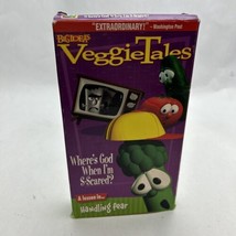 VeggieTales Where’s God When I’m S-Scared A Lesson In Handling Fear VHS 1993 - £8.62 GBP