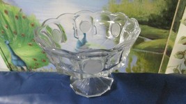 Compatible with Fostoria Pedestal Coin Bowl 6 X 8 1/2&quot; Compatible with V... - $71.53