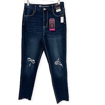Jeggings 13 Juniors New Women&#39;s Super High Rise Curvy Slim Fit Dark Wash jeans - £13.95 GBP