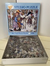 The Kiss Studio 1000 Piece Jigsaw Puzzle Bits And Pieces Wendy Edelson 2006 - £15.03 GBP