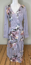 illa illa NWT $68.99 women’s Bridgette maxi dress Size L Ice Gray D5 - £21.84 GBP