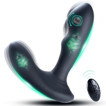 Bead Massage 3 In 1 Anal Vibrator Prostate Massager,Butt Plug Anal Toys 3 Bead-R - £25.27 GBP