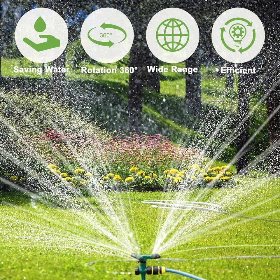 Lawn Sprinkler for Yard, Garden Water Sprinklers for Lawn, Yard Sprinklers 360 D Item image 3