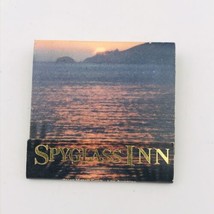 Vintage Spyglass Inn Hotel &amp; Restaurant Matchbook Shell Beach CA California Gold - £9.72 GBP