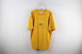 Vintage 90s Disney Mens 2XL Faded Spell Out Animal Kingdom Short Sleeve T-Shirt - £42.95 GBP