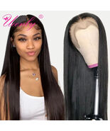 200 Density 13x4 13x6 HD Lace Frontal Human Hair Wigs Straight 38inches ... - $1,108.80