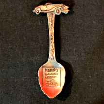 Reno Nevada Harrah&#39;s Automobile Collection Souvenir Spoon Fort Pewter - £5.89 GBP