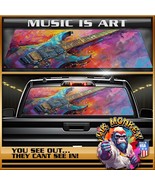 Music Is Art - Truck Back Window Graphics - Customizable - £43.54 GBP+