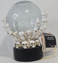 Light up Ball in Skeletal Hands and Skull Base - $35.63