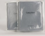 2 Calvin Klein MARA King Shams Smoke Grey - £70.11 GBP