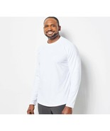 Men with Control Baseball Sweatshirt (White, Medium) A472255 - $20.22