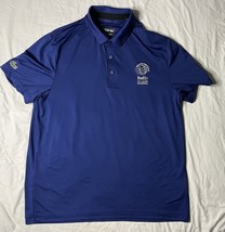 Lacoste FedEx St Jude Invitational Polo Men’s XXL Blue Short Sleeve Golf - $30.00
